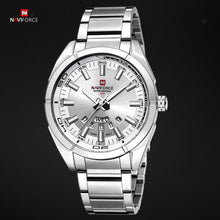 Load image into Gallery viewer, NAVIFORCE Top Business Brand Full Steel Men Quartz Watches